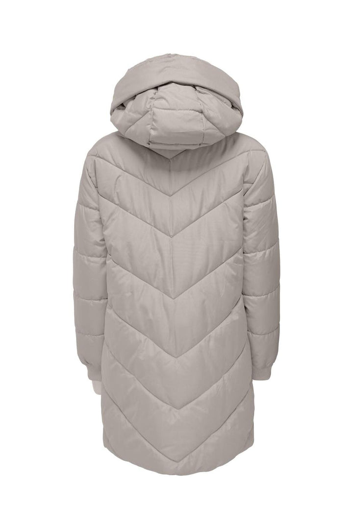 JDY - Jdyskylar Life Hood Jacket - 4341824 Chateau Gray Black