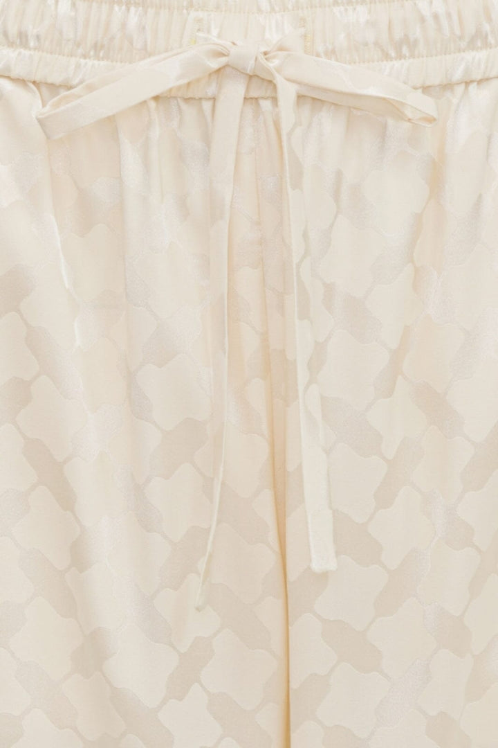 Karmamia - Cora Pants - Ivory Keffiyeh Jacquard Bukser