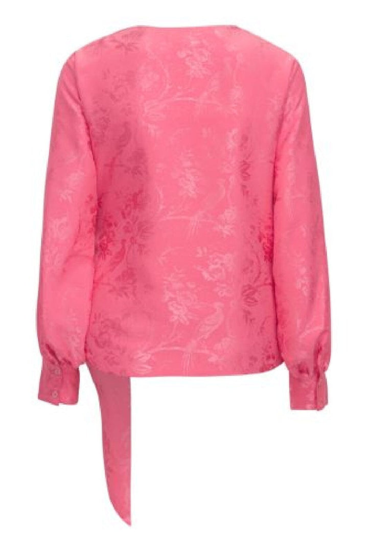 Karmamia - Ines Blouse - Provence Jacquard Pink Bluser