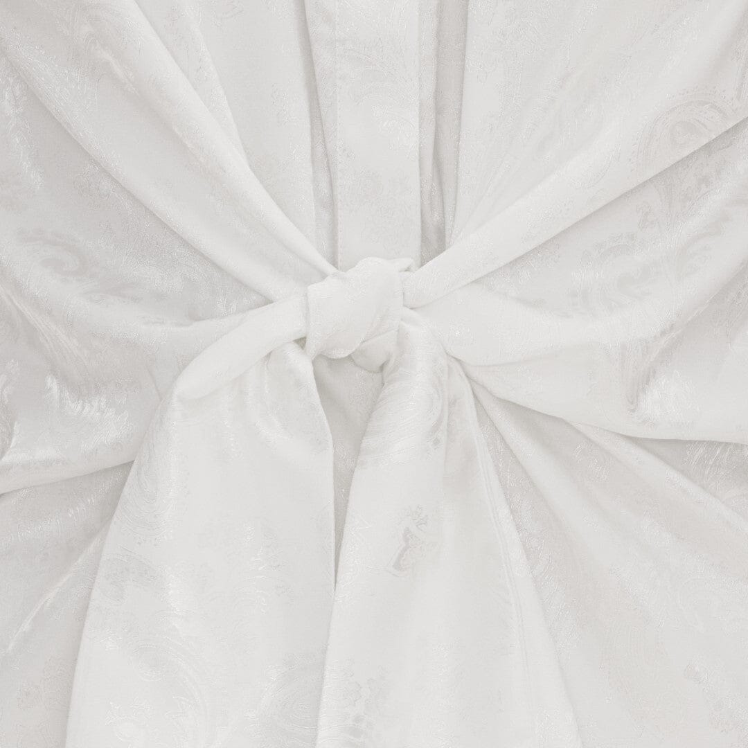 Karmamia - Lee Shirt - White Paisley Jacquard Skjorter