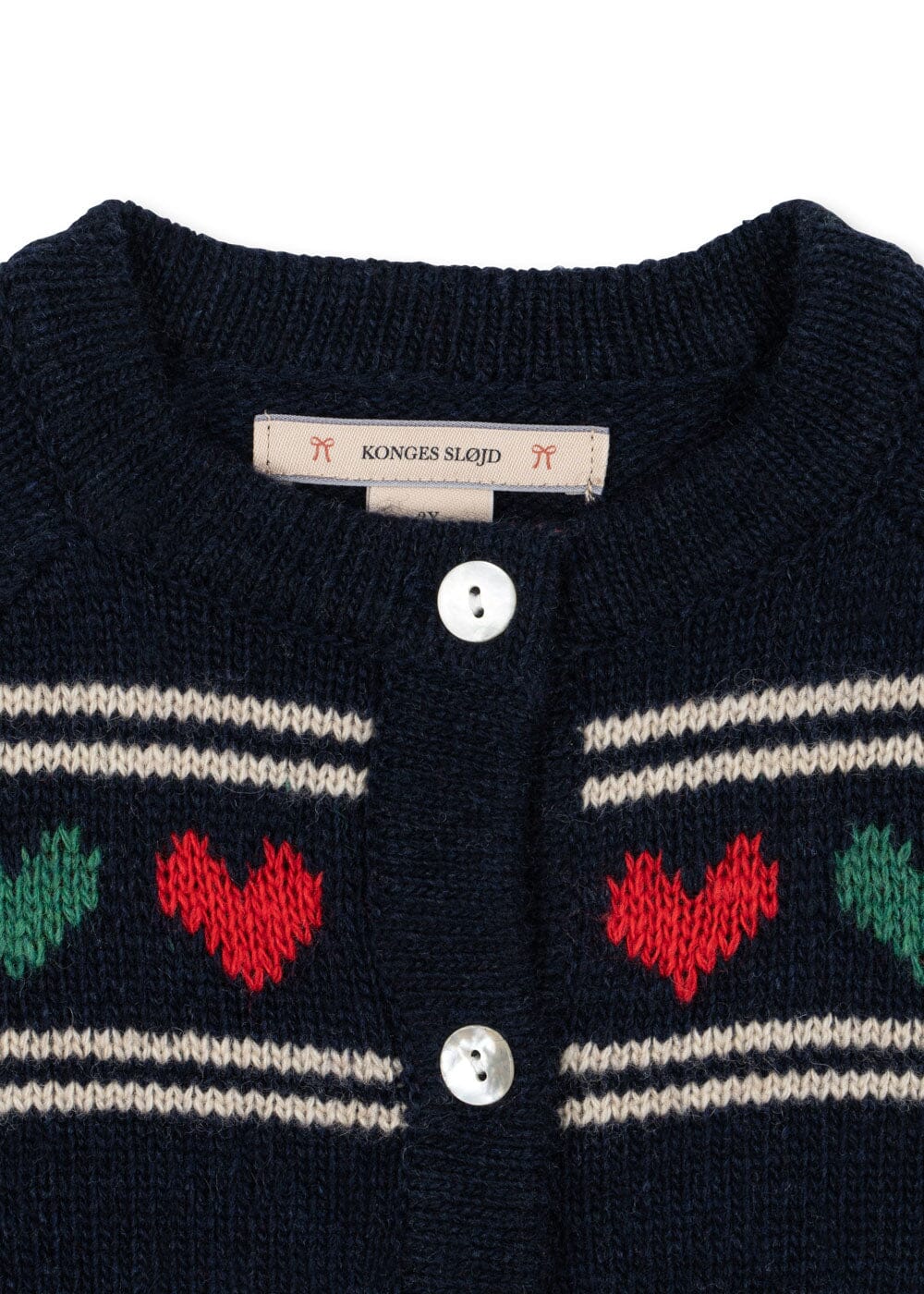 Konges Sløjd - Belou Knit Cardigan Ks104225 - Heart Cardigans