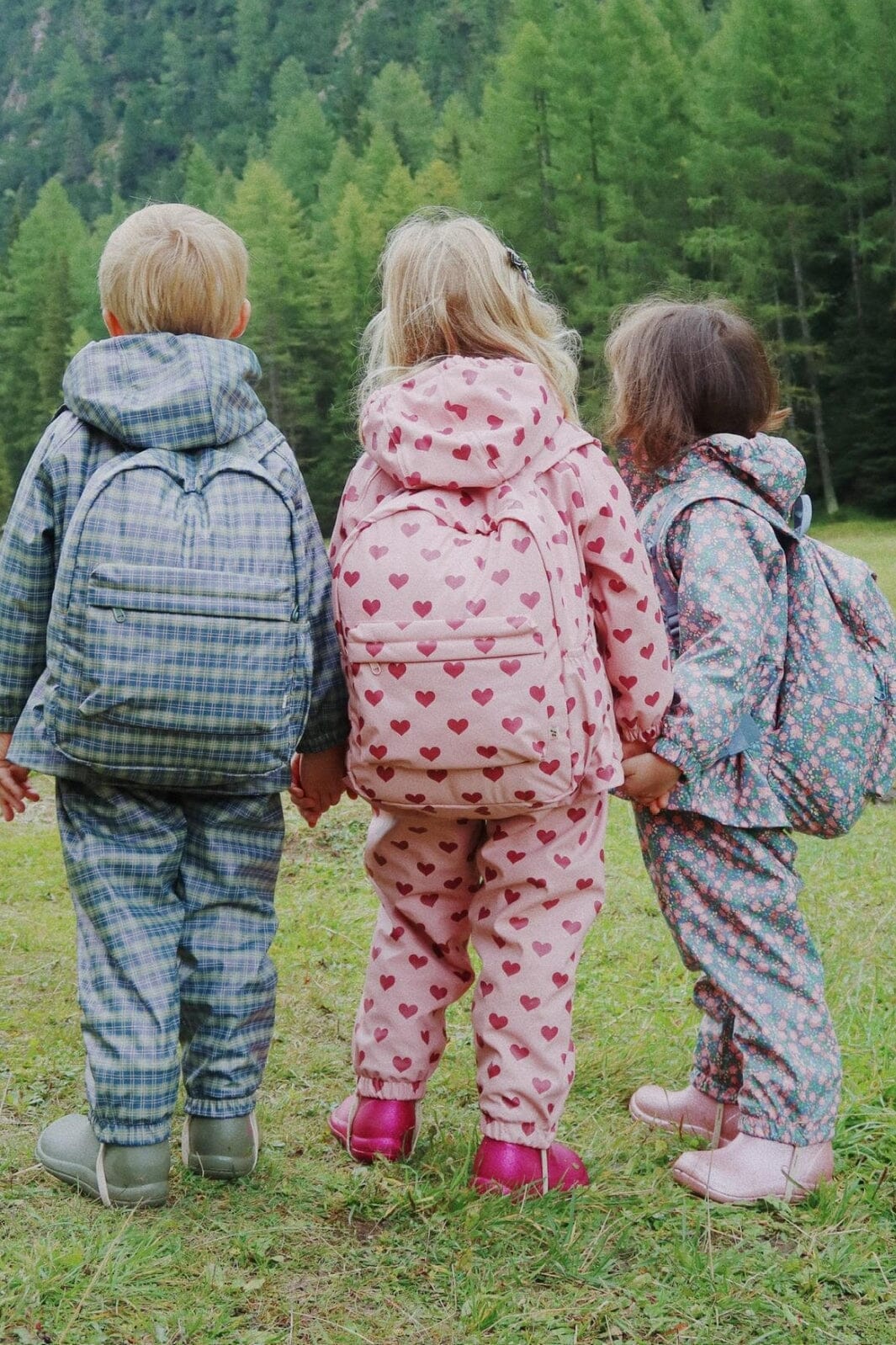 Konges Sløjd - Rainy Kids Backpack Midi Ks103529 - Amour Pink