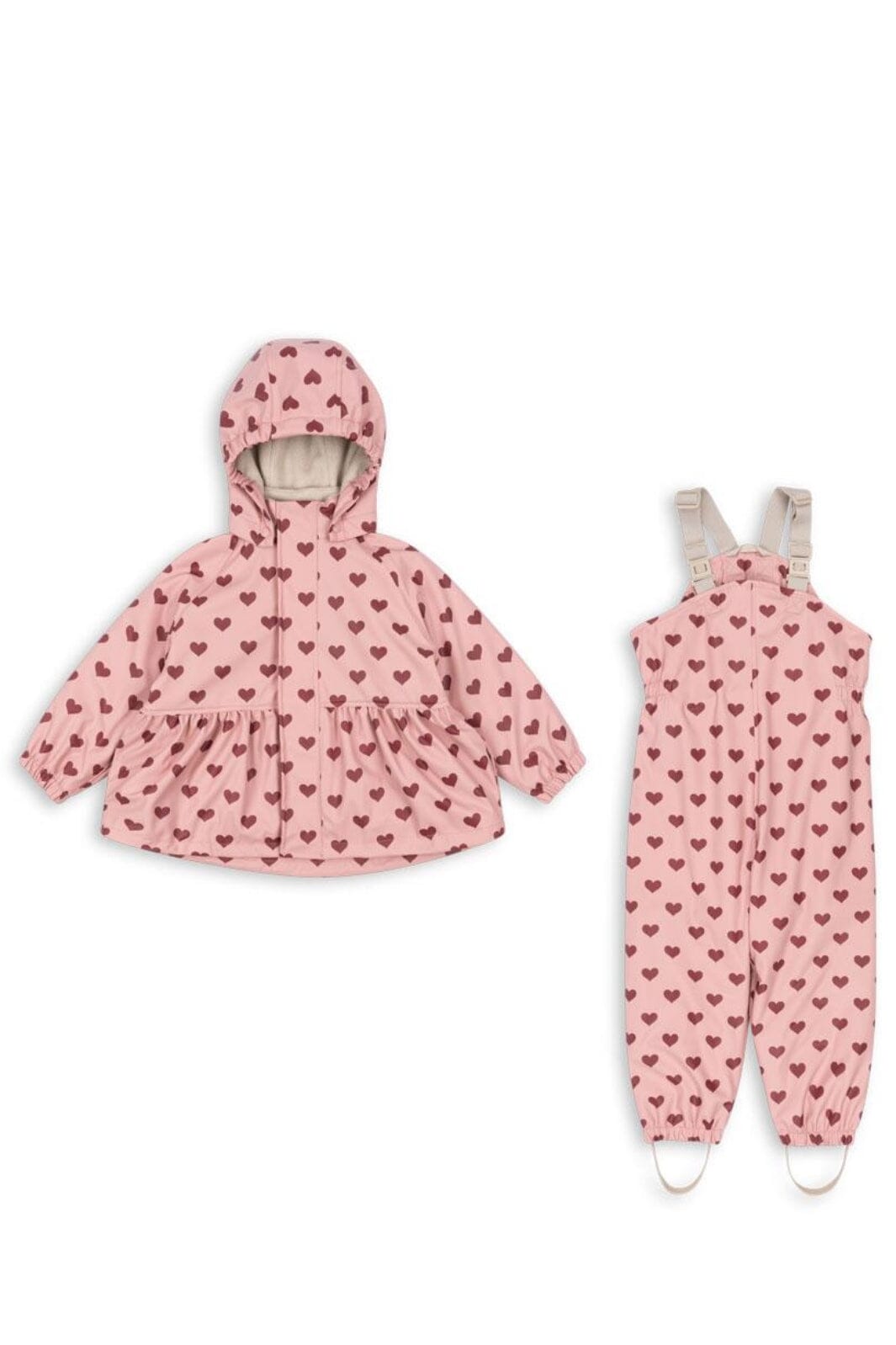 Konges Sløjd - Rainy Palme Set Girl Ks103531 - Amour Pink