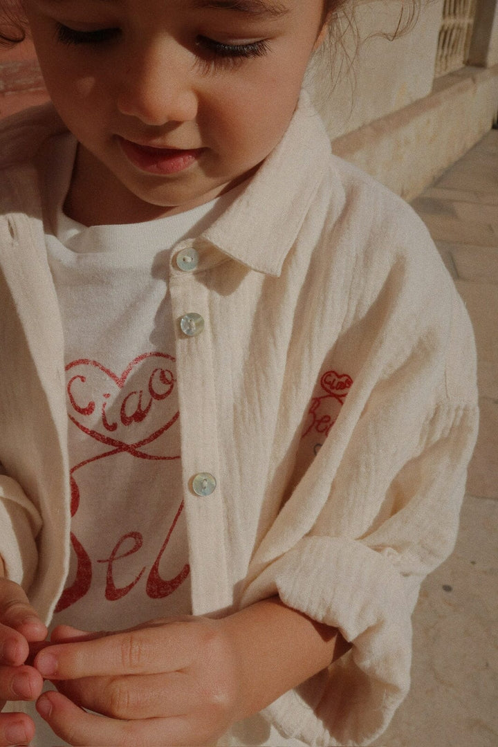 Konges Sløjd - Rhw X Ks Bella Shirt Gots Ks103591 - Mother Of Pearl