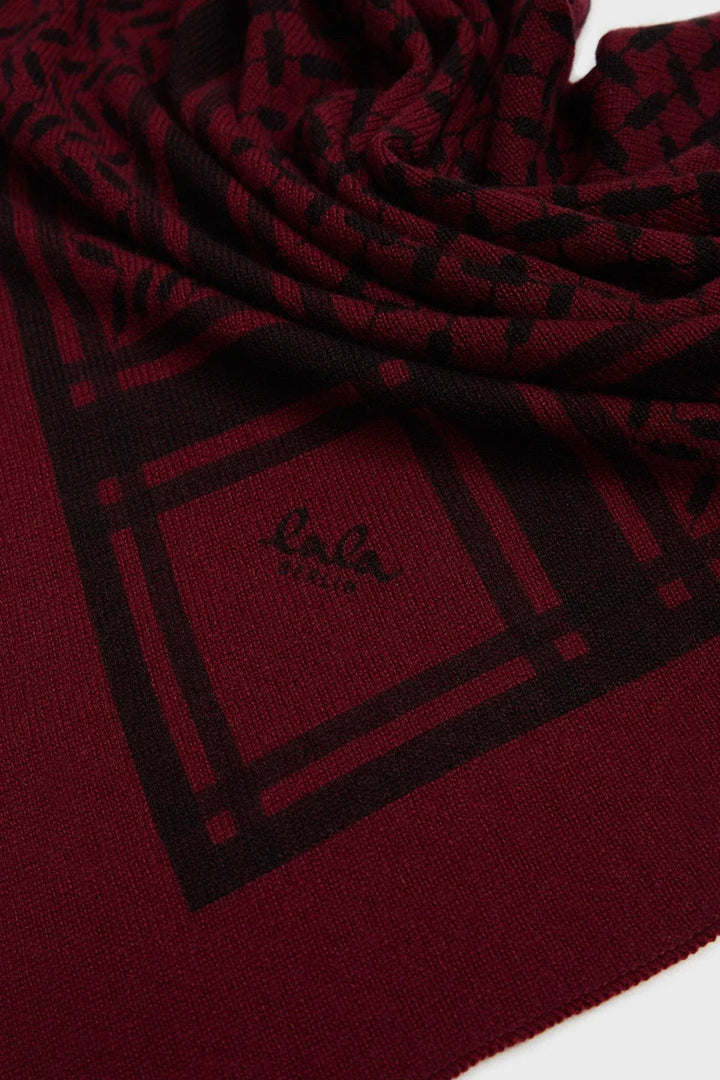 Lala Berlin - Triangle Trinity M 10017002 - Bordeaux Tørklæder