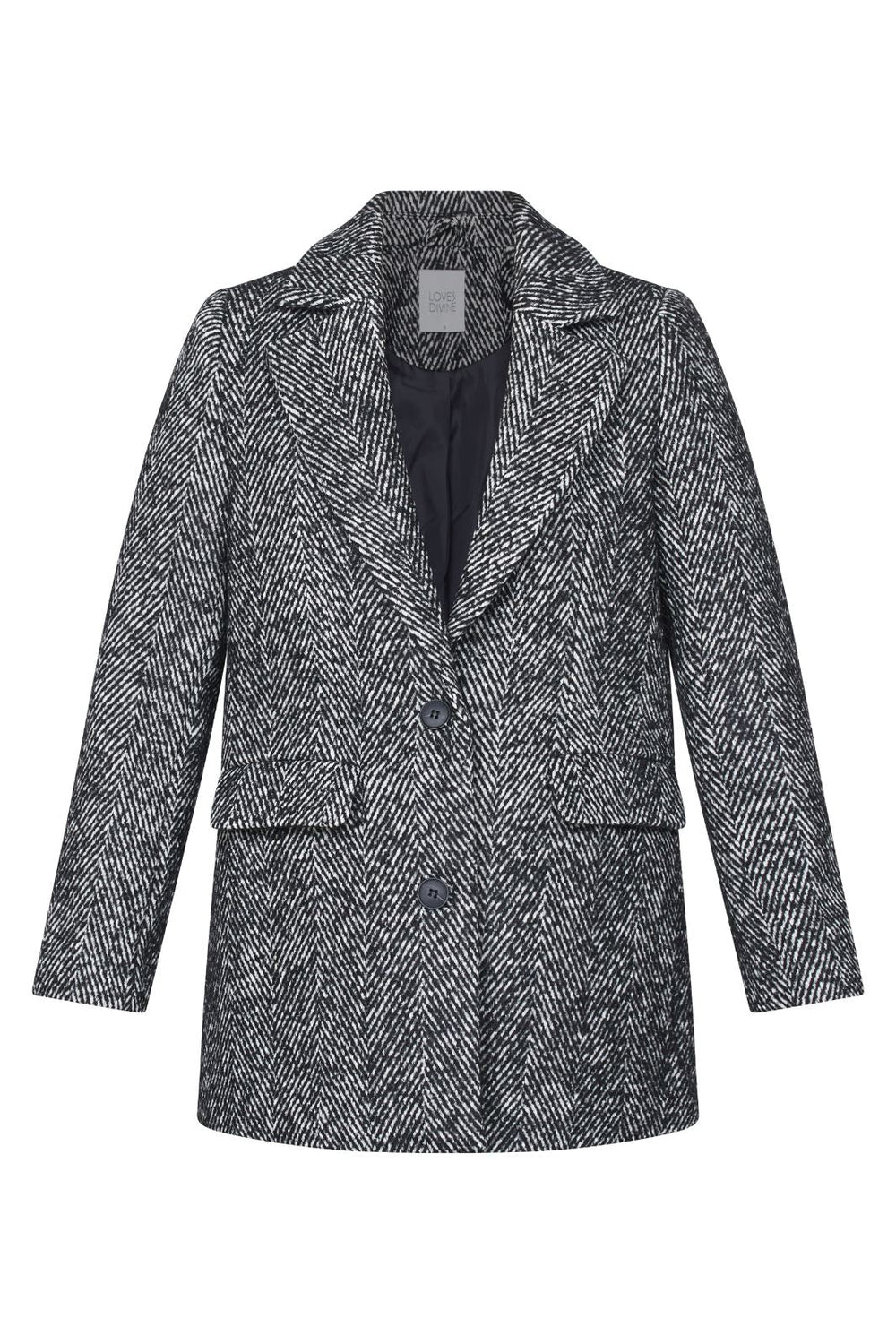 Love & Divine - Love1021-2 17829 - 804 Herringbone Blazere