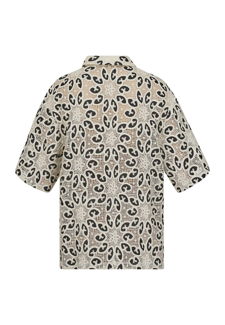 Love & Divine - Love1092 - 112 Cream/Black Skjorter