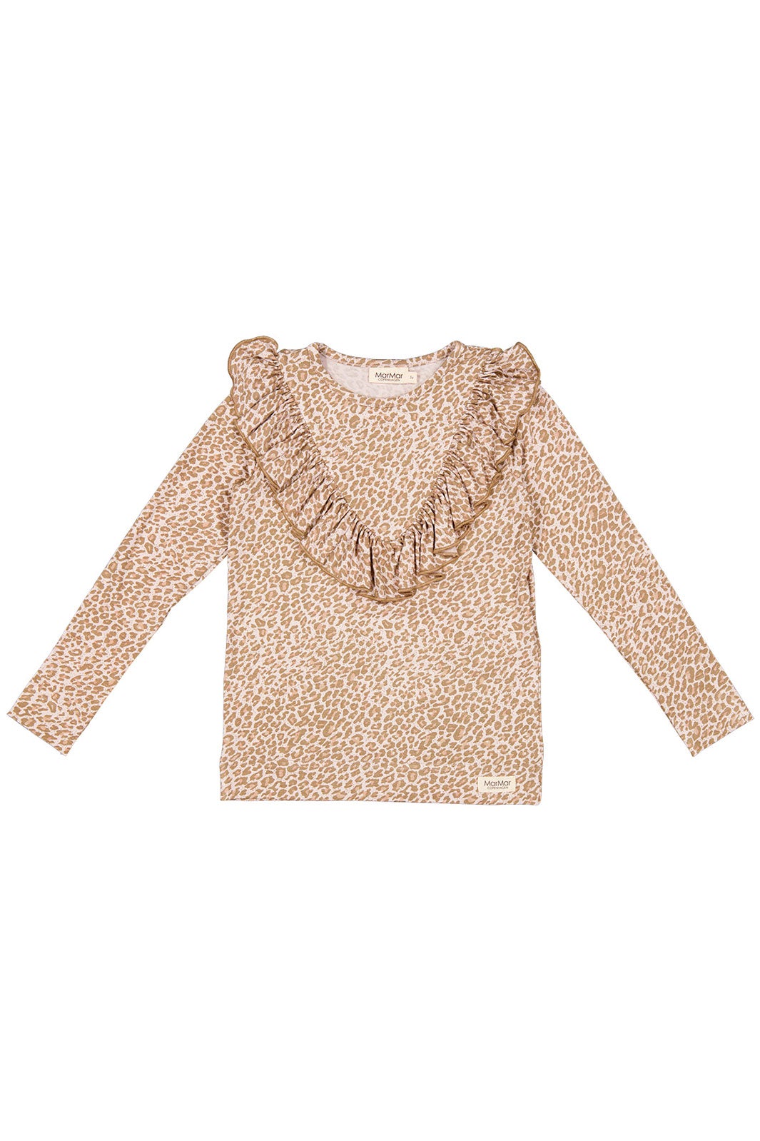 MarMar - Leo Taren Blouse - Khaki Leo Bluser