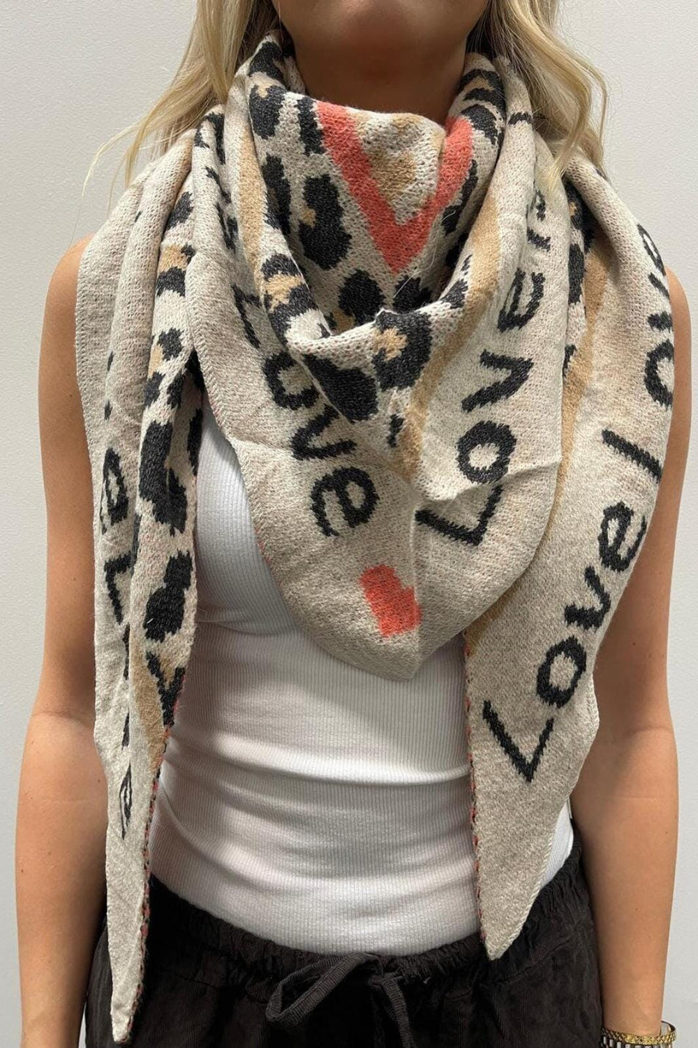 Marta Du Chateau - Mdcclio Scarf BA-0746 - Beige2 Tørklæder