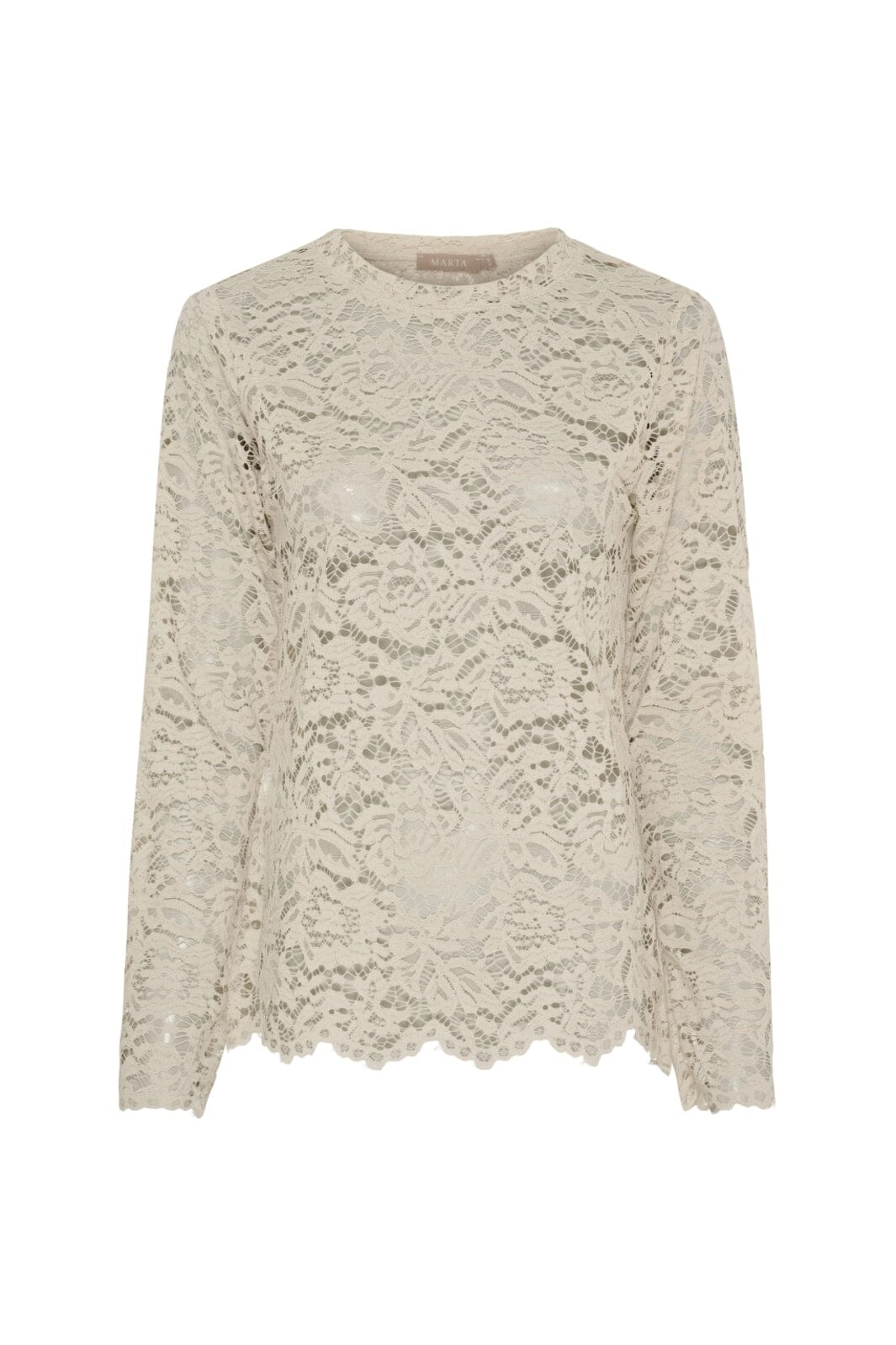 Marta Du Chateau - Mdcmilley Ls Tee 7707 - Beige