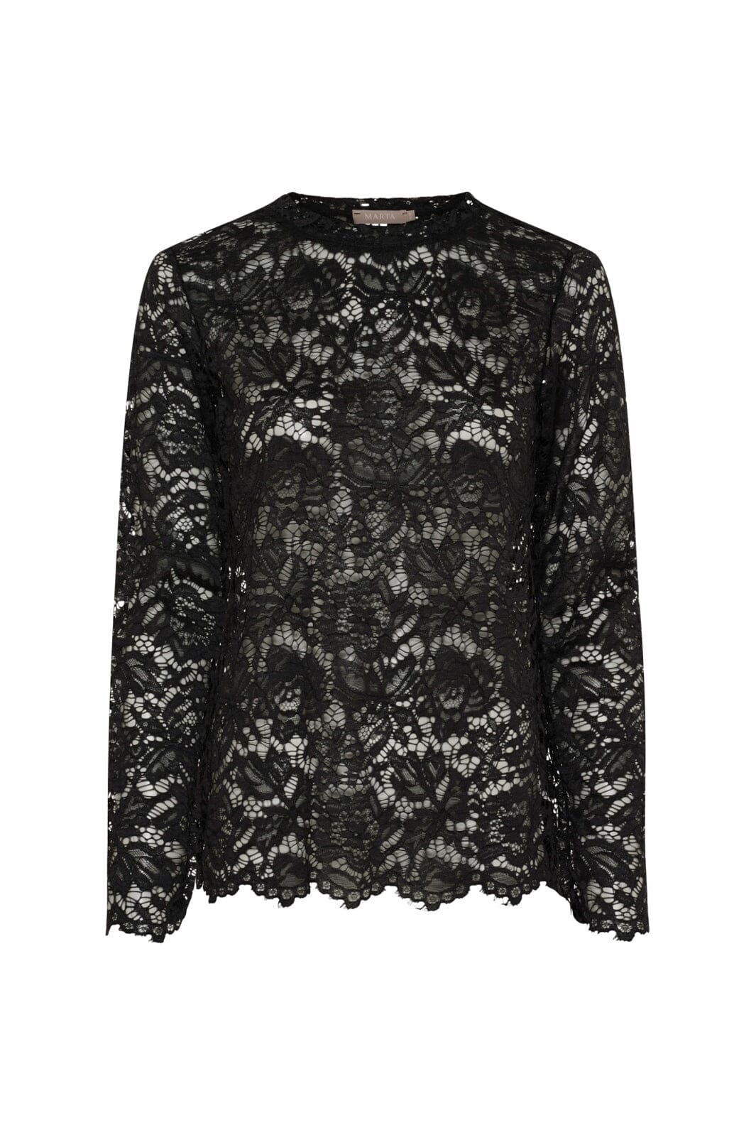 Marta Du Chateau - Mdcmilley Ls Tee 7707 - Black