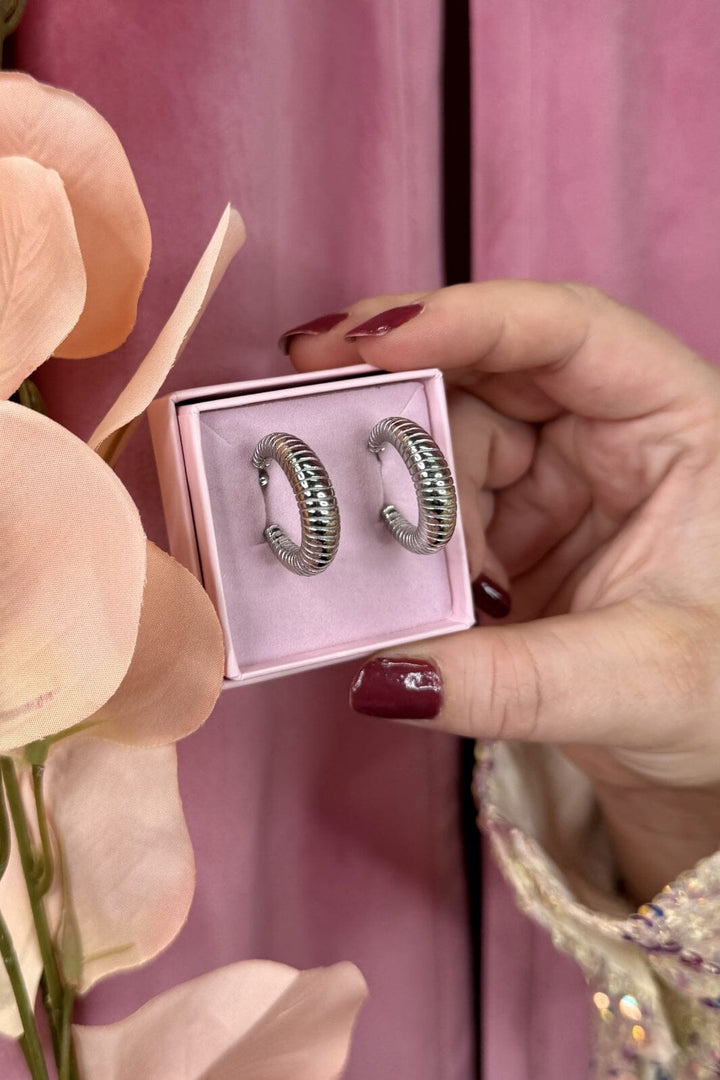 Mellow Moon - Christina Hoop Øreinge BM1323E0500 - Forsølvet Øreringe