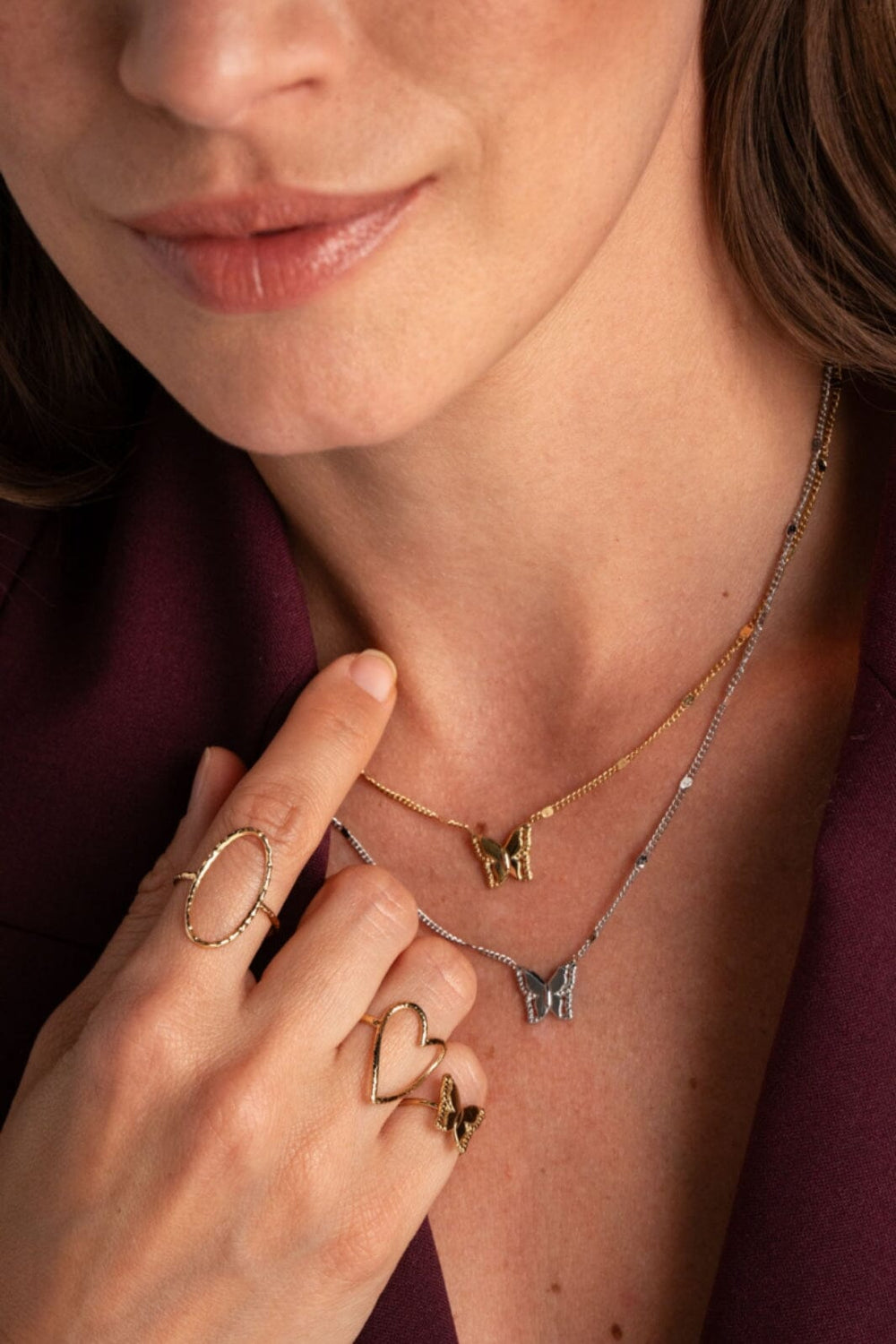 Mellow Moon - Heavy Ring Heart Bs0733j0400 - Forgyldt Ringe