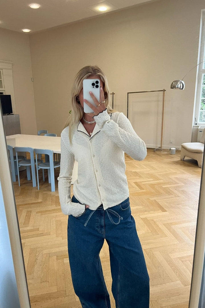 Modström - Isoldemd Solid Pants 57969 - 10916 - Distressed Blue Jeans