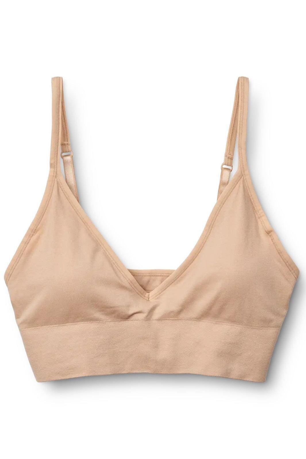 Molly&My Wardrobe - Luise Bra Top Narrow Strap W. Padding - Nude BH