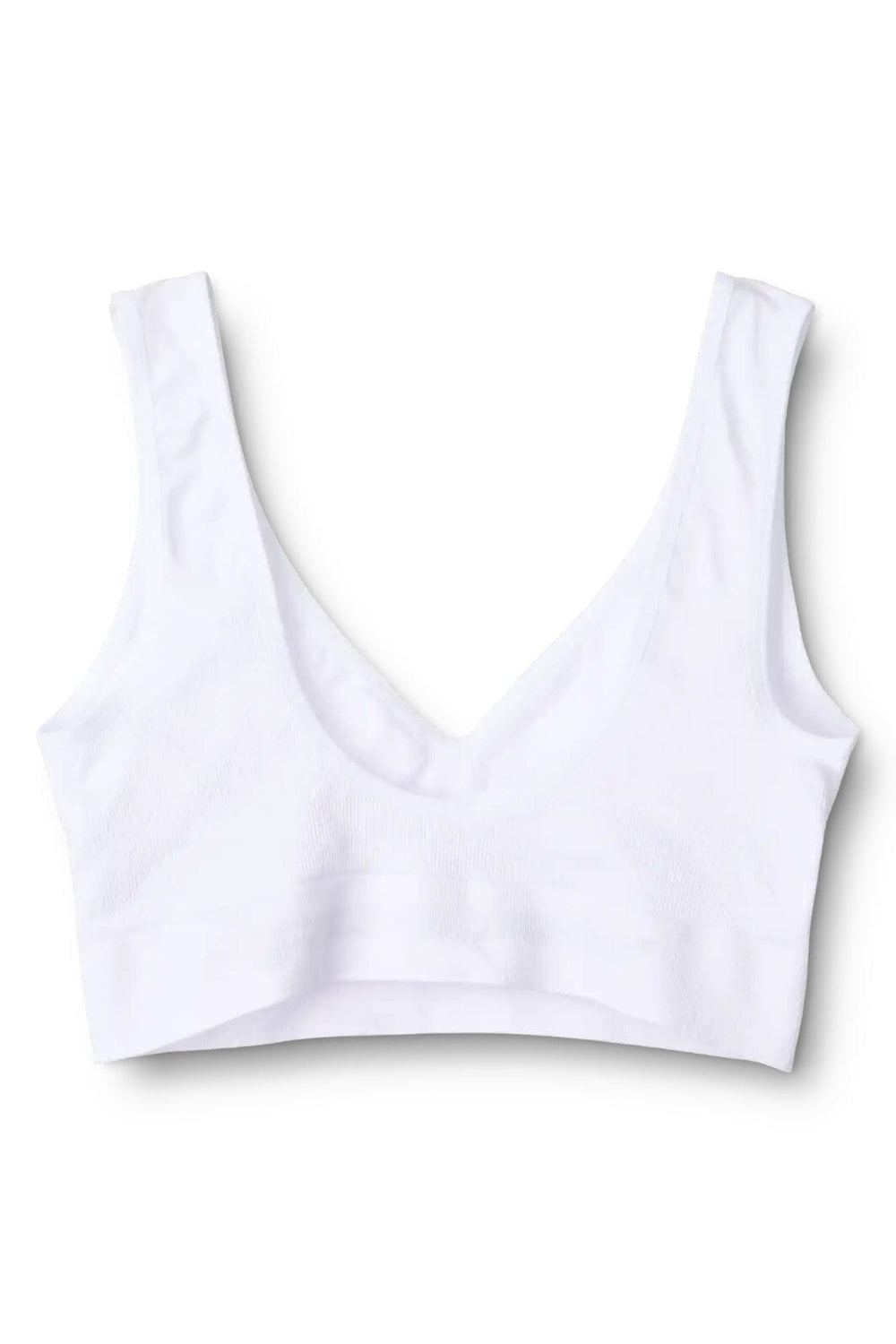 Molly&my Wardrobe - Luise Bra Top, Wide Straps 1010 - White BH