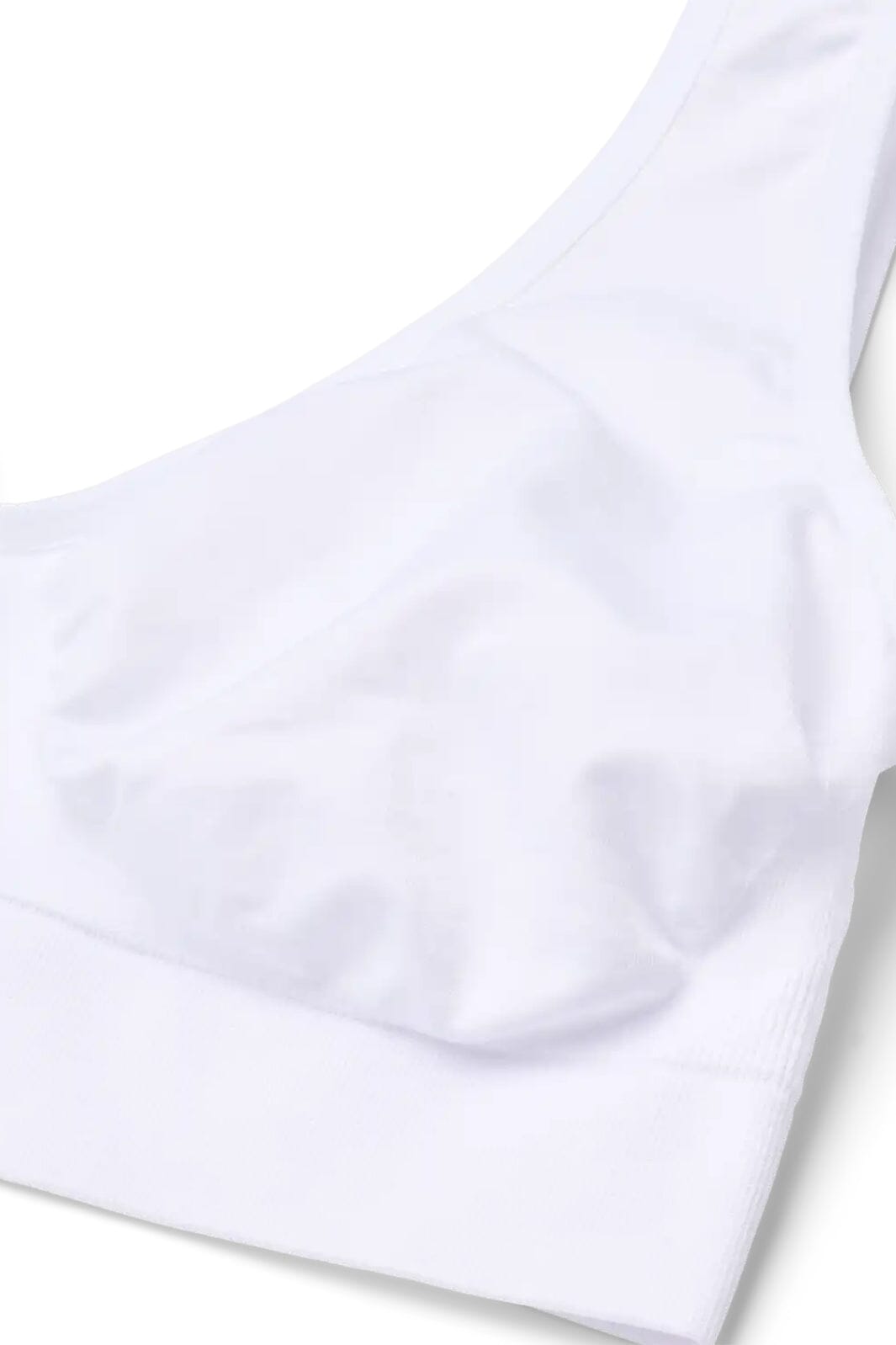 Molly&my Wardrobe - Luise Bra Top, Wide Straps 1010 - White BH