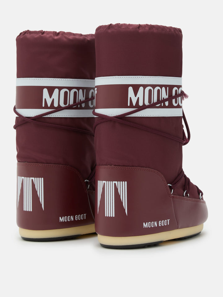 Moon Boot - Mb Icon Nylon Jr 80D1400440 - D013 Burgundy Støvler