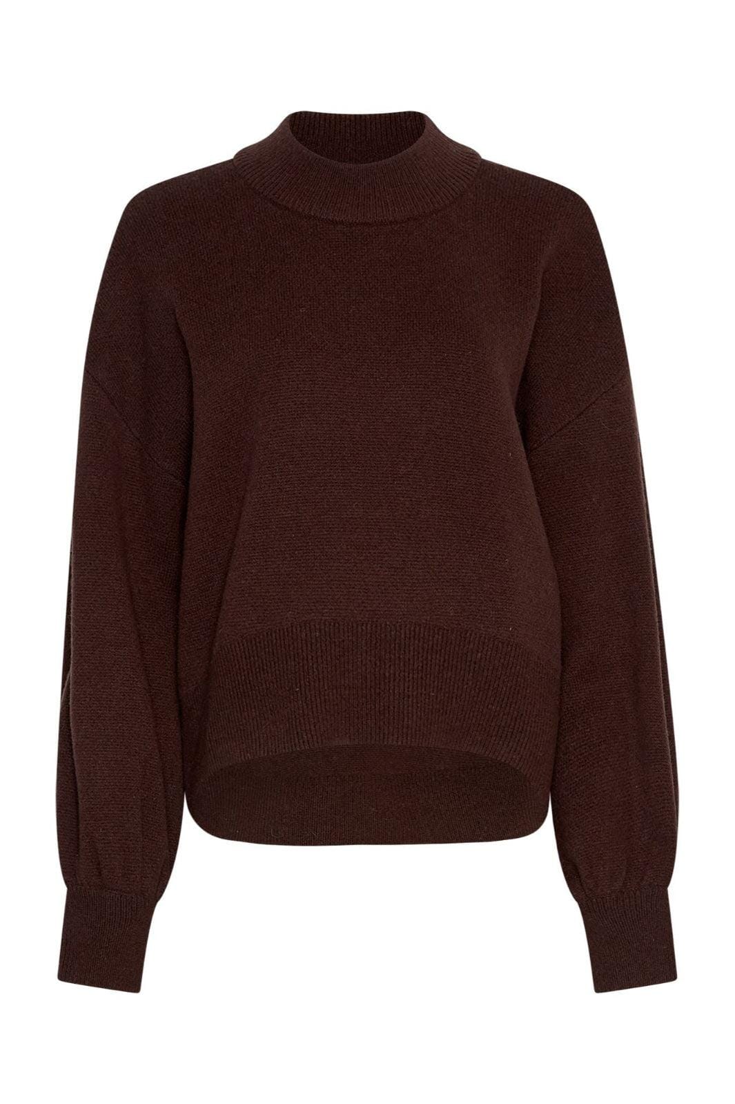 Moss Copenhagen - Mschkareen Amaria Pullover 19540 - Hot Fudge Strikbluser