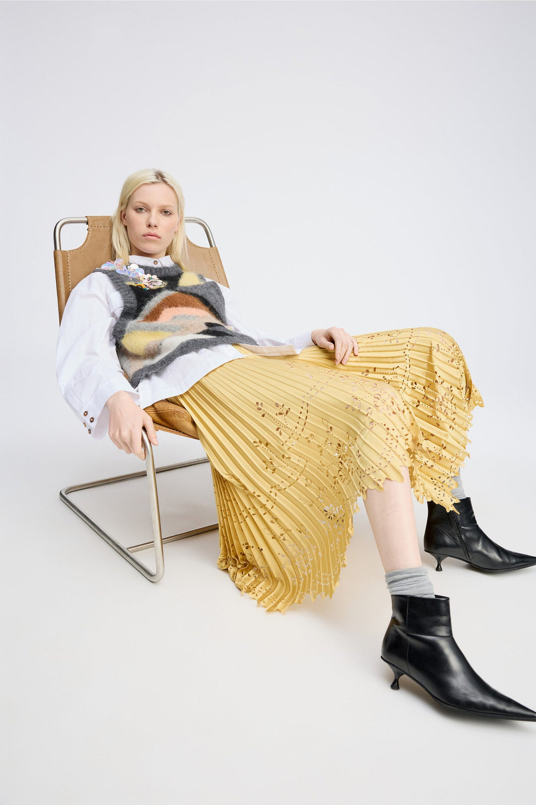 Munthe - Rustali 254120725422 - 77 - Lemon Nederdele