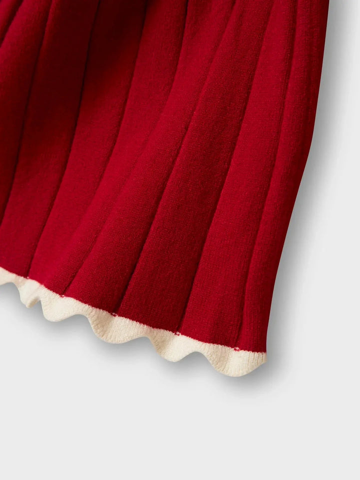 Name It - Nmfralbo Knit Skirt - 4845429 Jester Red Nederdele