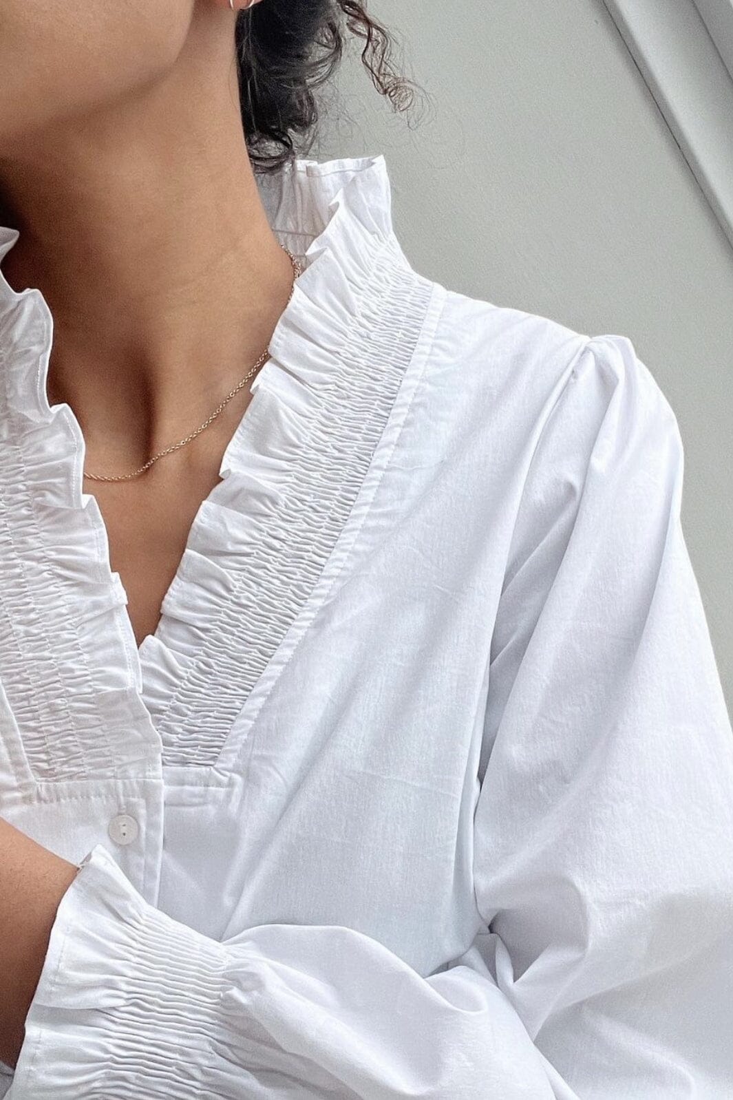 Neo Noir - Brielle Solid Shirt - White Skjorter