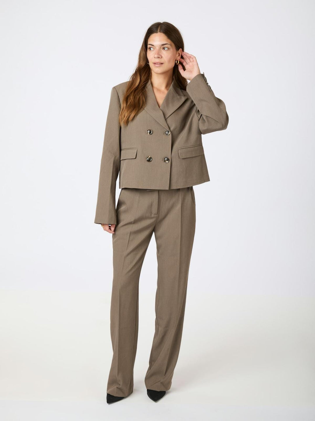 Neo Noir - Conan Structure Blazer - Khaki Blazere