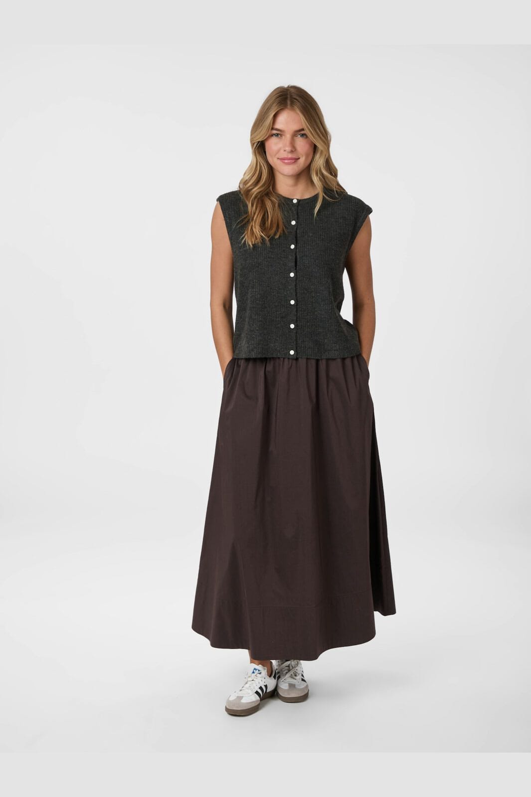 Neo Noir - Everest Knit Vest 164870 - 132 - Antracit