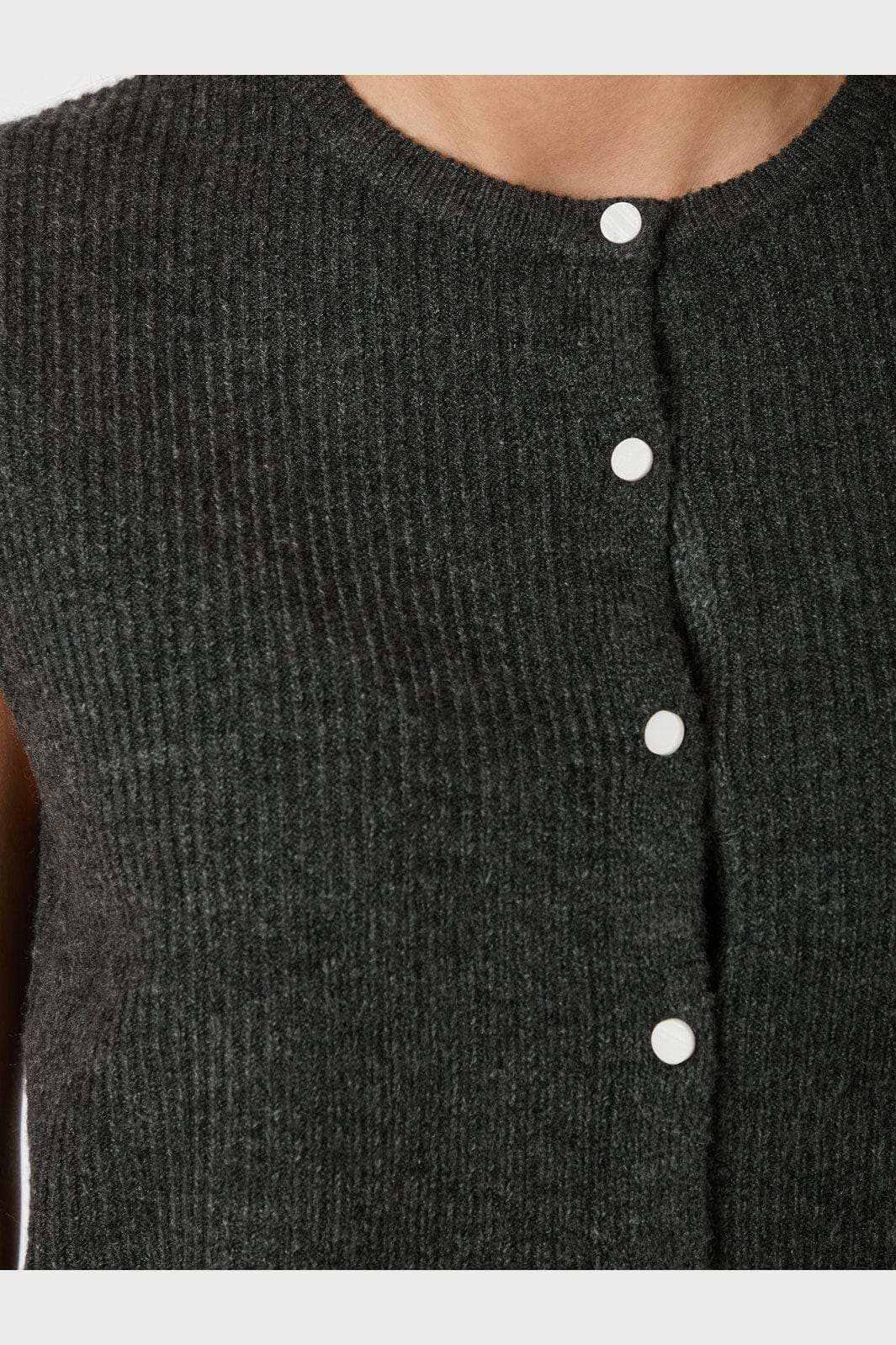 Neo Noir - Everest Knit Vest 164870 - 132 - Antracit