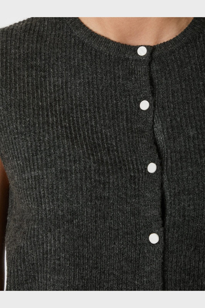 Neo Noir - Everest Knit Vest 164870 - 132 - Antracit