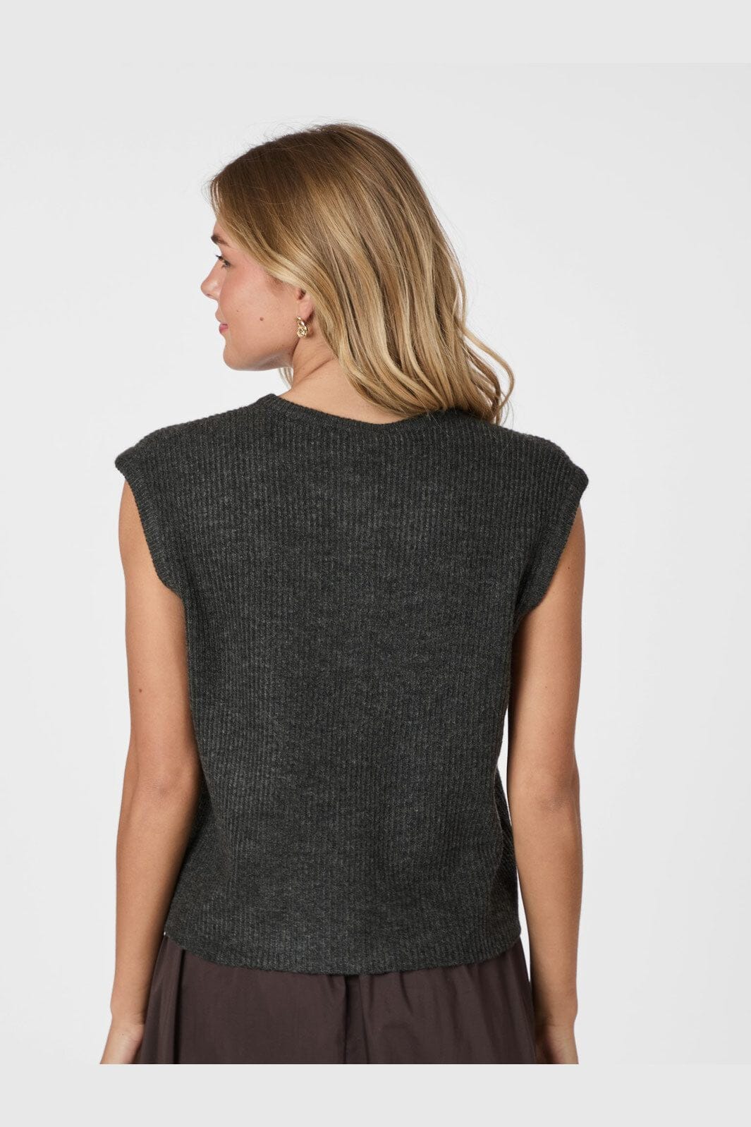 Neo Noir - Everest Knit Vest 164870 - 132 - Antracit