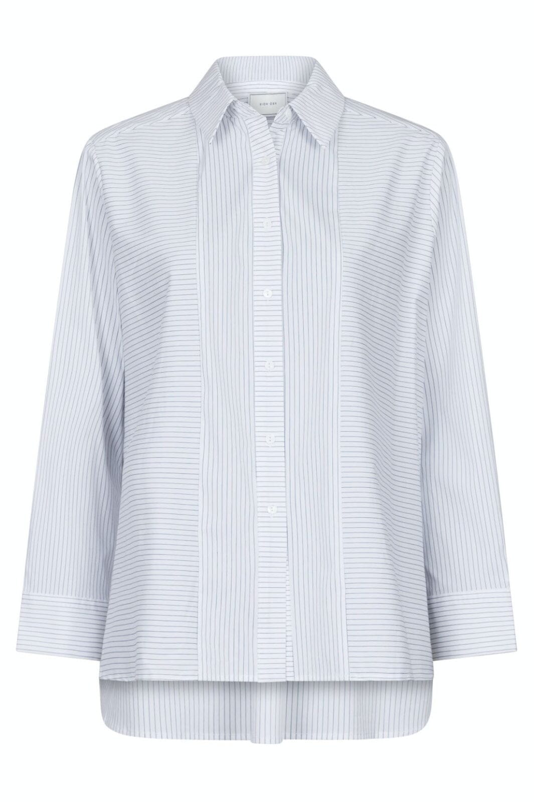 Neo Noir - Gili Stripe Shirt - White Skjorter