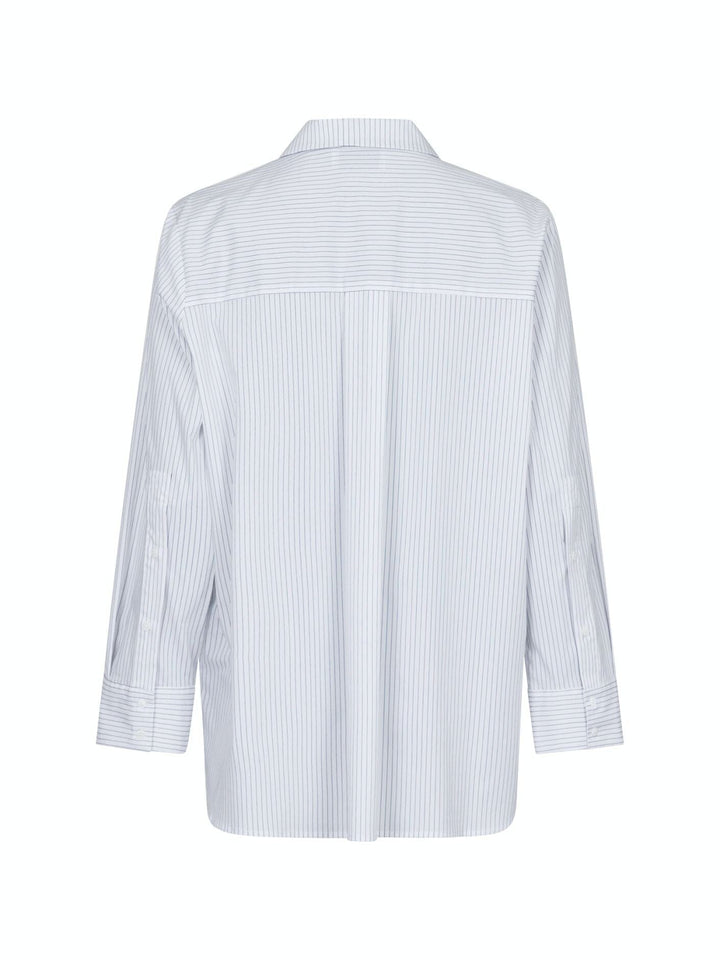Neo Noir - Gili Stripe Shirt - White Skjorter