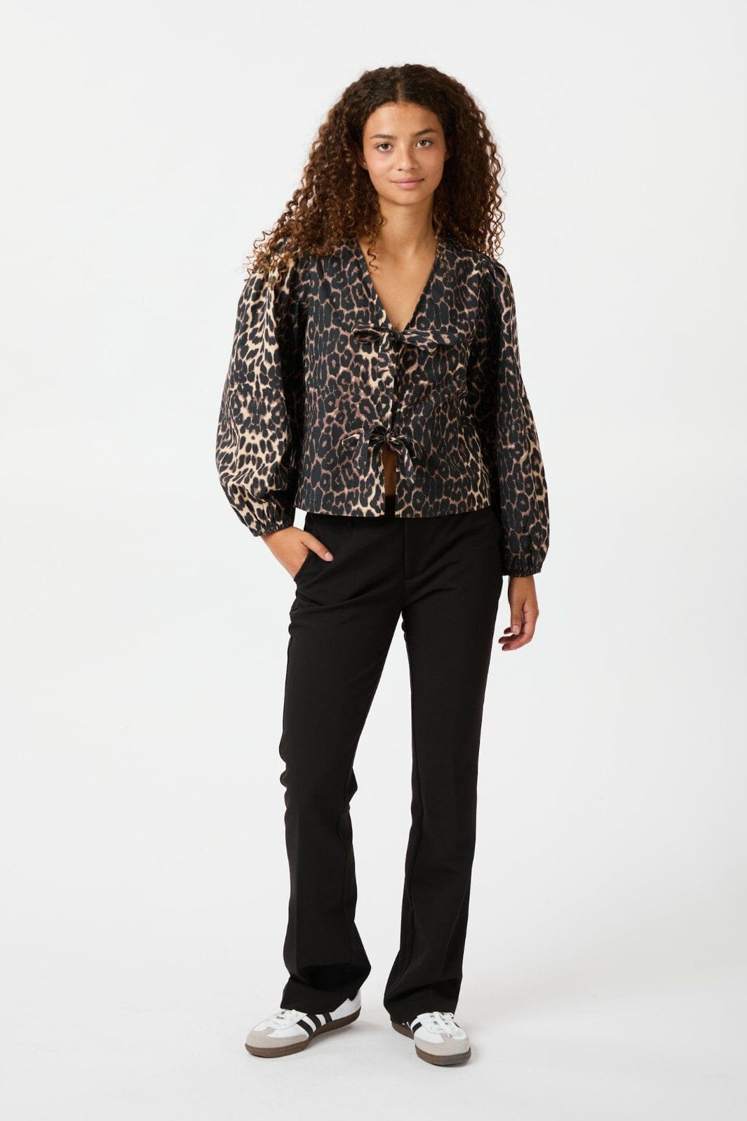 Neo Noir - Tova Leo Blouse 164451 - Leopard Bluser