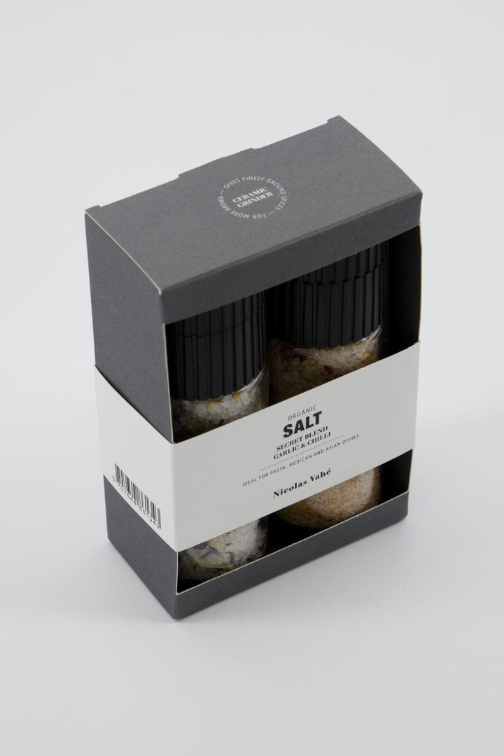 Nicolas Vahe - Gaveæske, Nicolas Vahé Organic Secret blend & Salt, Garlic & Chilli Køkkentilbehør
