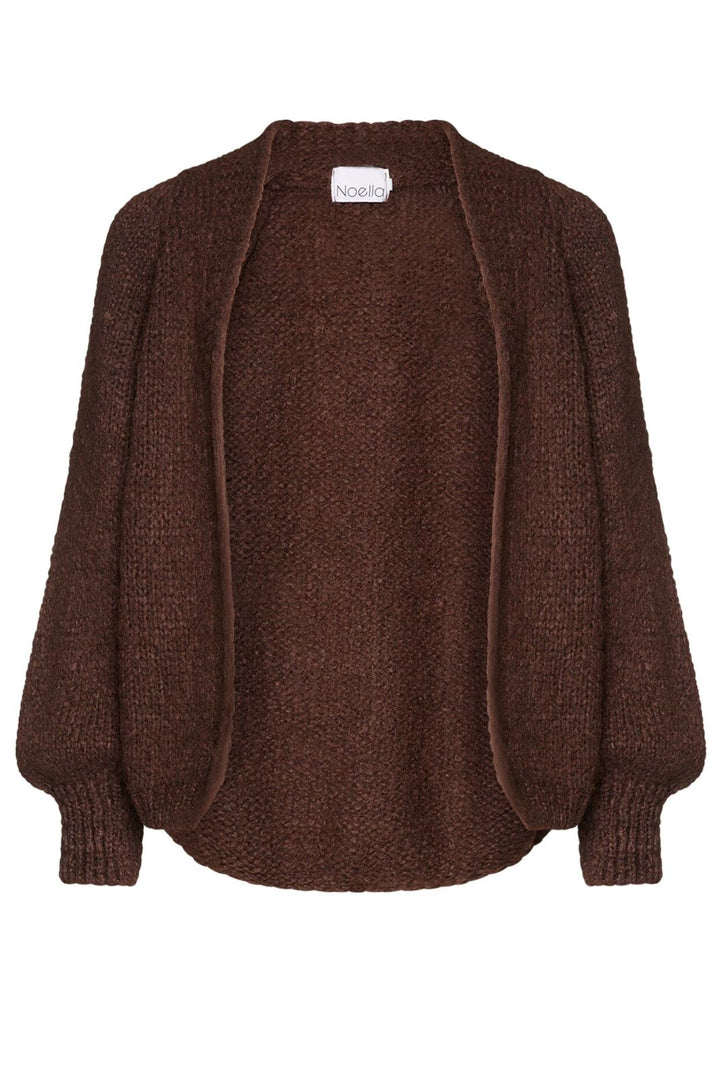 Noella - Fora Knit Cardigan - 548 Dark Brown Cardigans