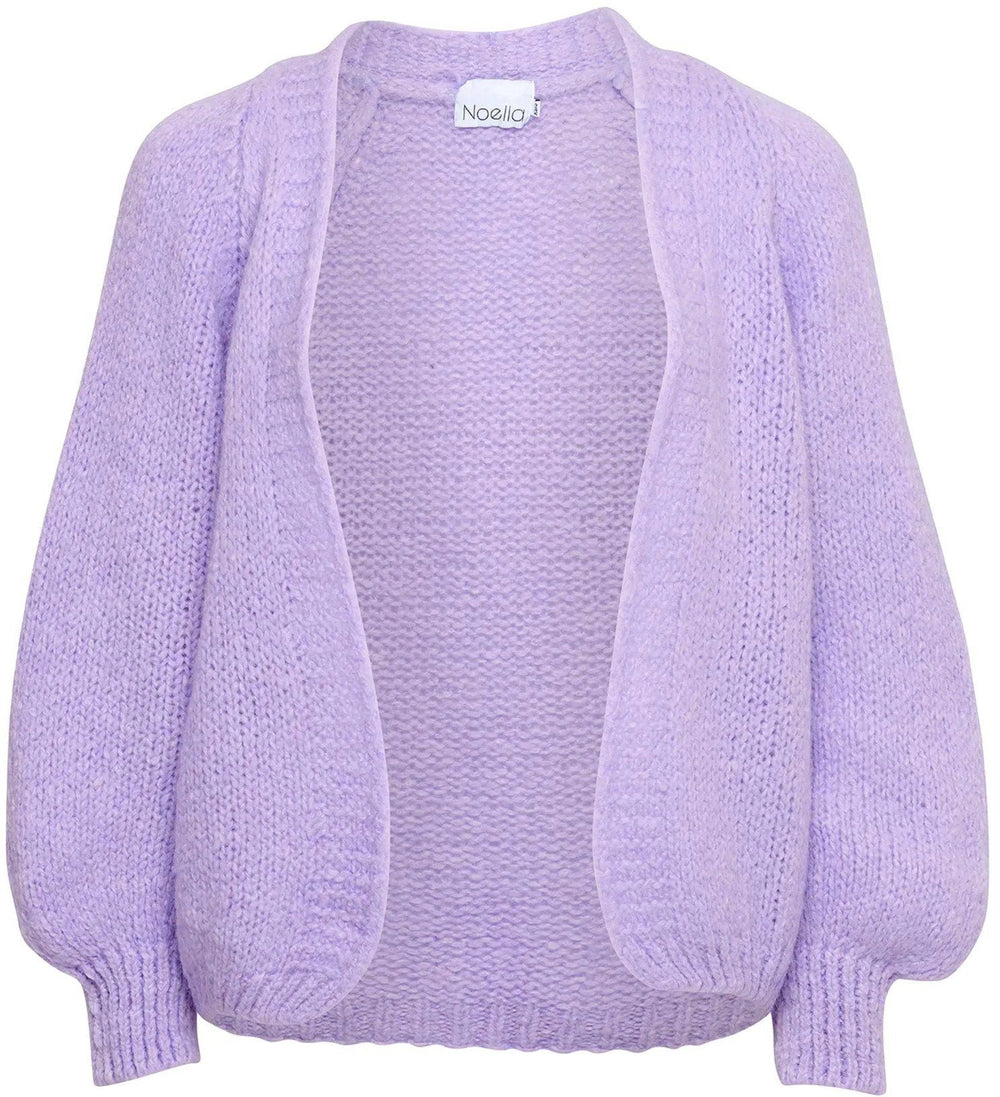 Noella - Fora Knit Cardigan - Pale Lavender Cardigans
