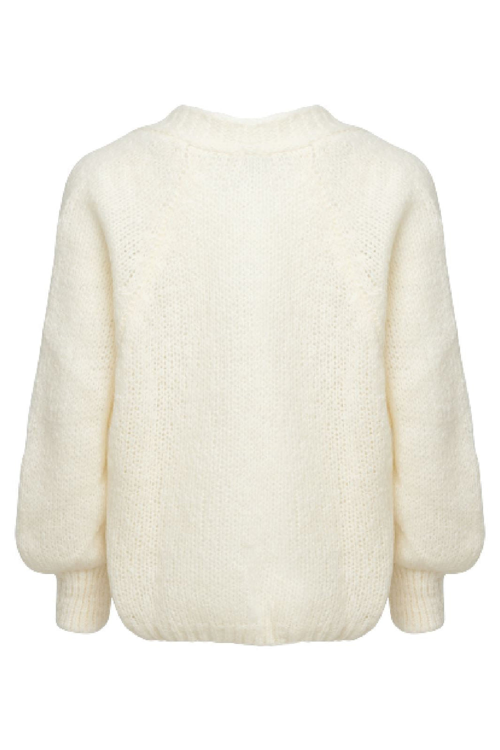 Noella - Fora Knit Cardigan - White Cardigans