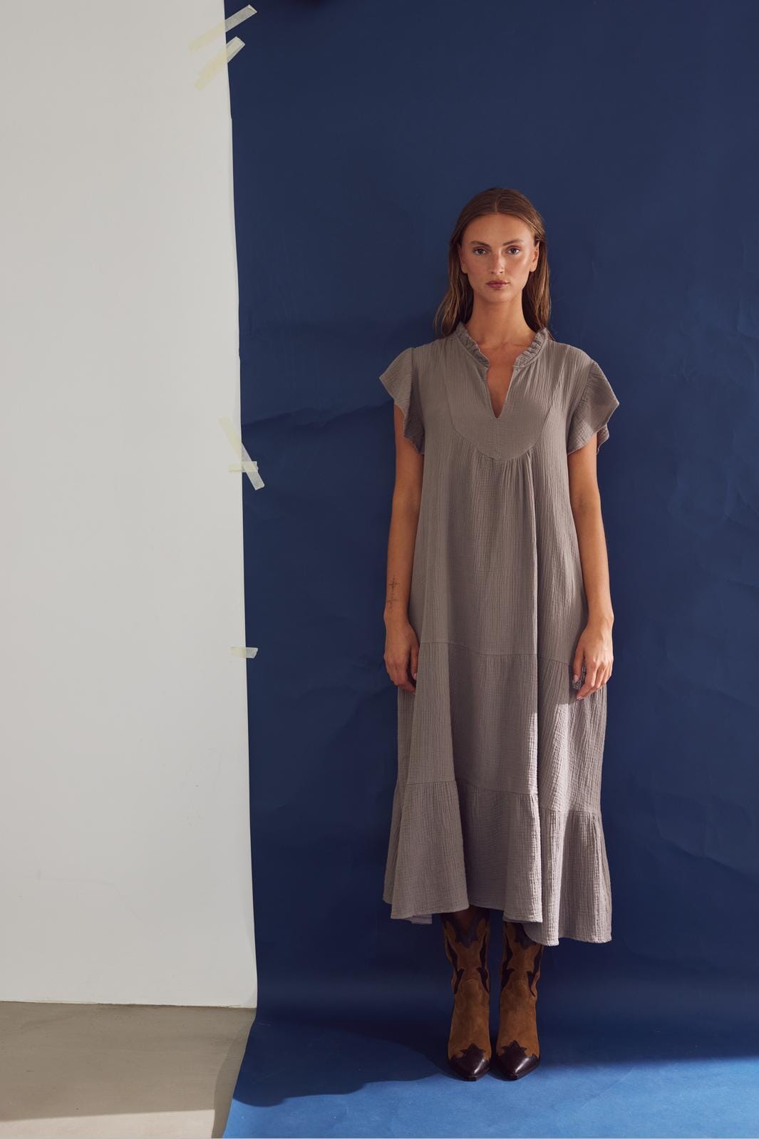 Noella - Laurel Dress 13490001 - 1290 Timber Brown