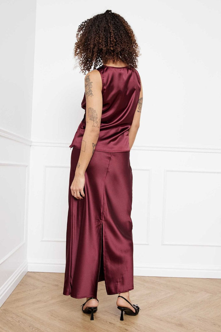 Noella - Laurentina Blouse 14050002 - 1355 - Dusty Mahogany Bluser