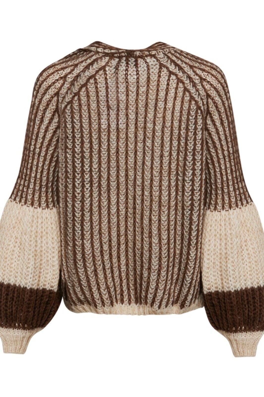 Noella - Liana Knit Cardigan - Beige Brown Cardigans