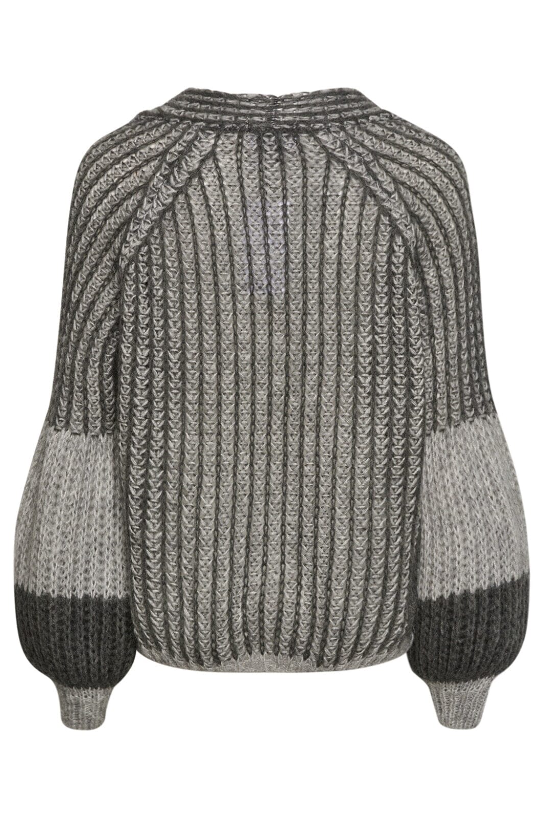 Noella - Liana Knit Cardigan - Grey Melange Mix Cardigans