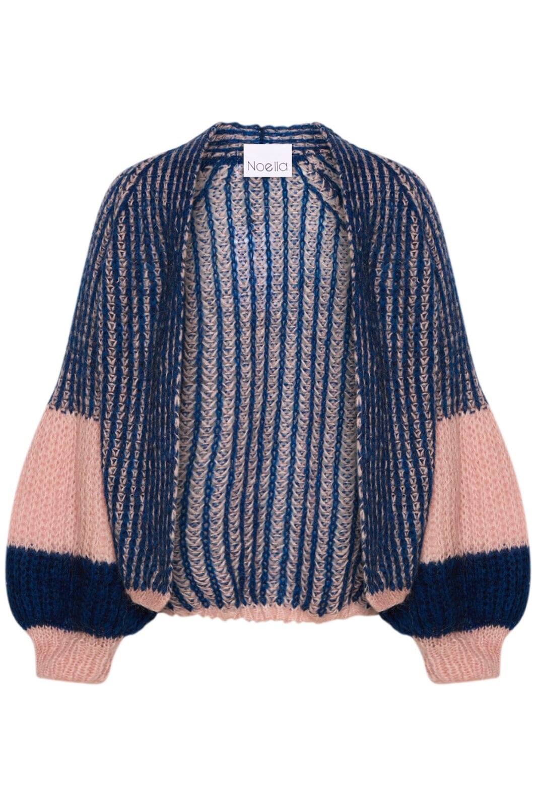 Noella - Liana Knit Cardigan - Rose/Navy Cardigans