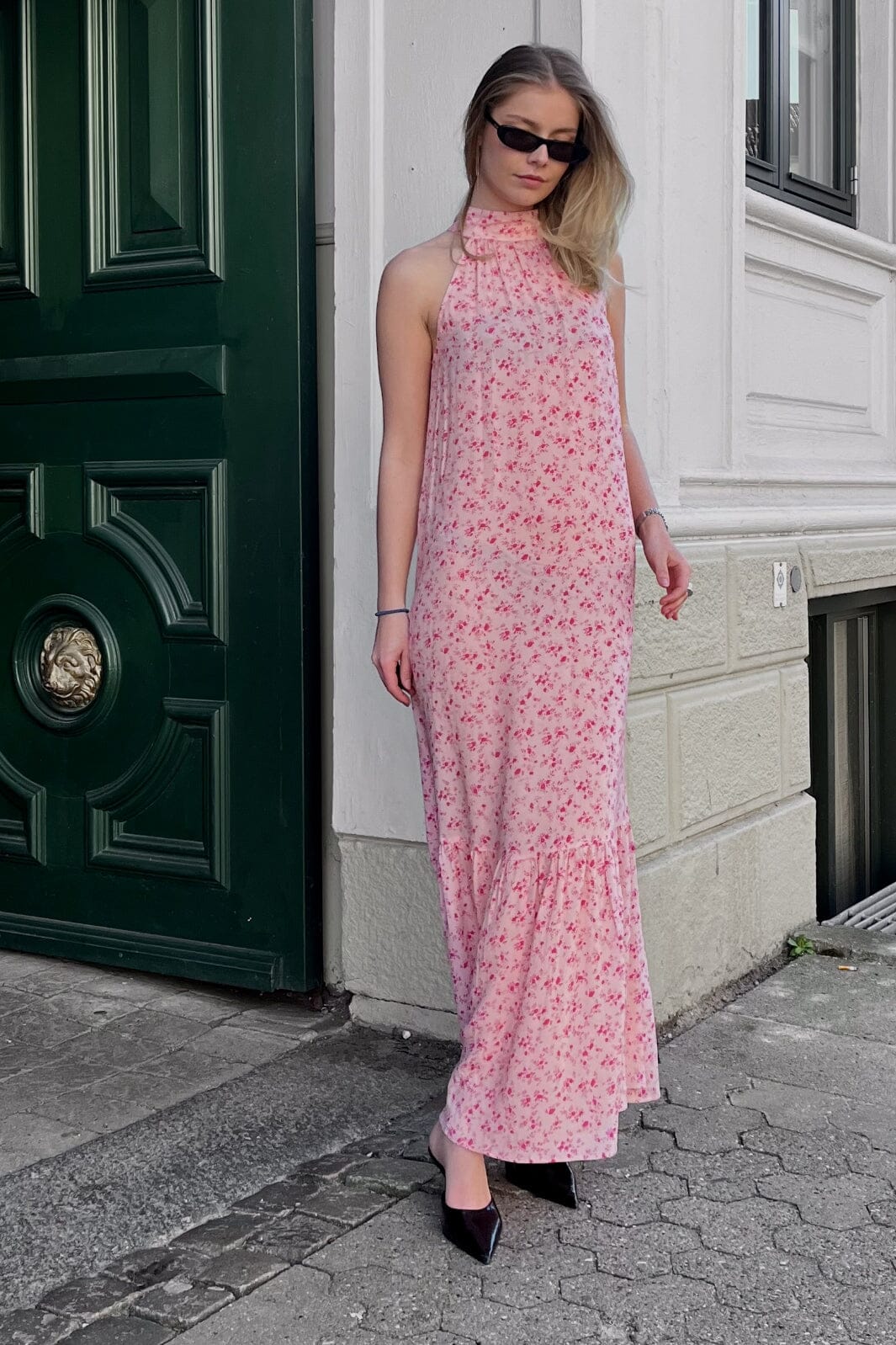 Noella - London Maxi Dress 14170007 - 1391 - Cheryl Pink Print Kjoler