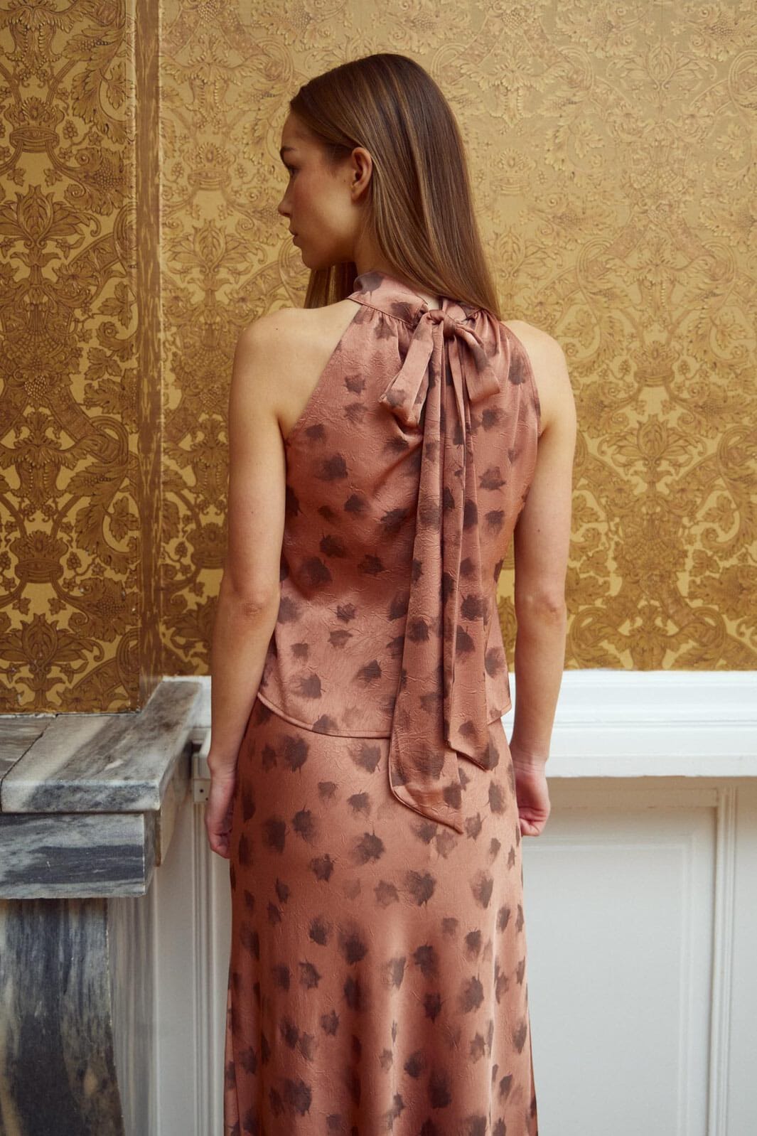 Noella - Lucinda Blouse 13890001 - 1366 - Cosette Rust Print