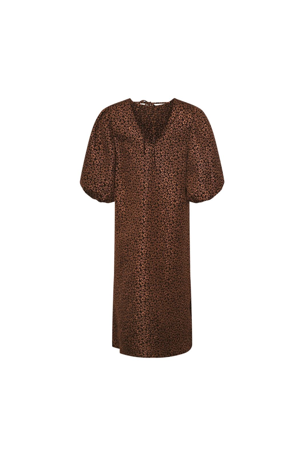 Noella - Reno Pastis Long Dress 12440016 - 674 - Chocolate
