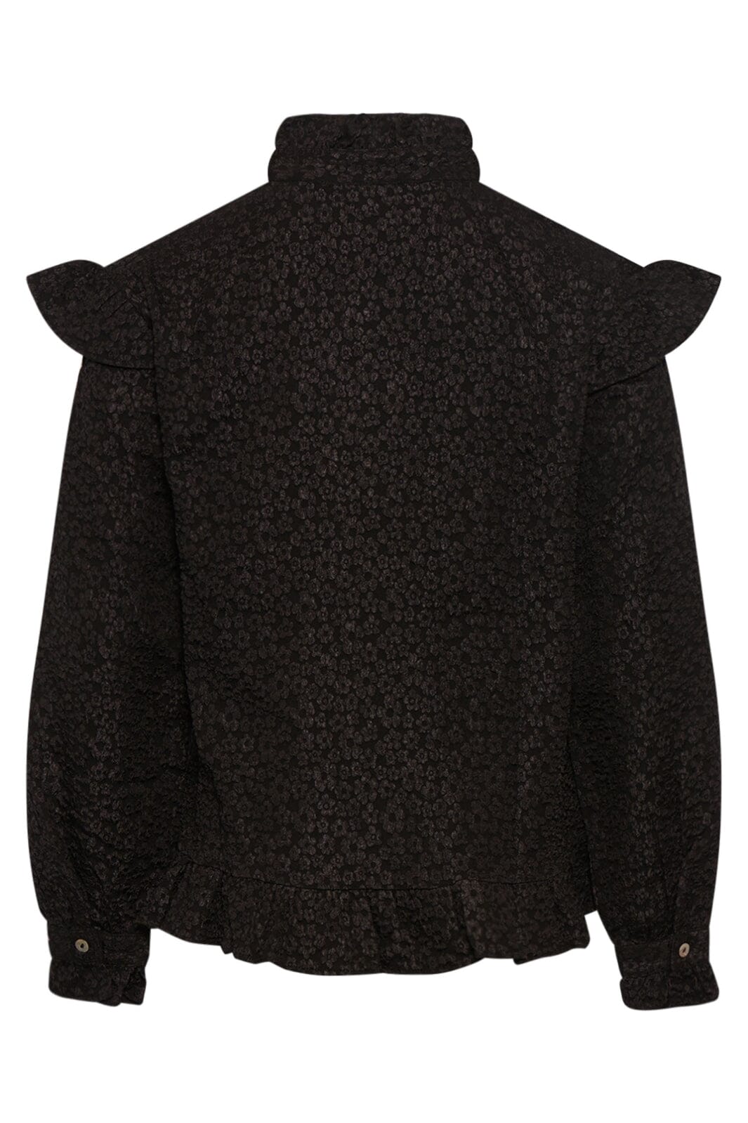 Noella - Reno Ruby Ruffle Blouse - 006 Black Kjoler