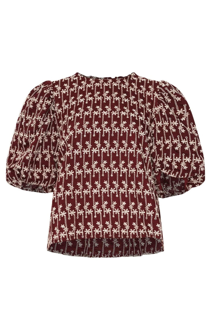 Noella - Shelly Blouse 13750002 - 1355 - Dusty Mahogany