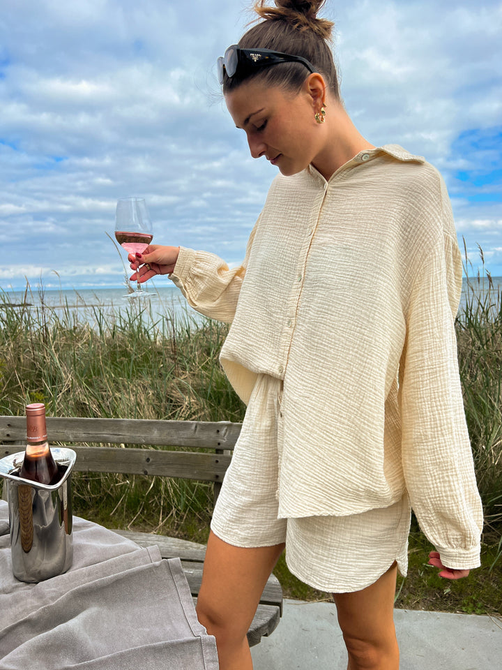 Noella - Suri Shirt - 974 Ivory Skjorter