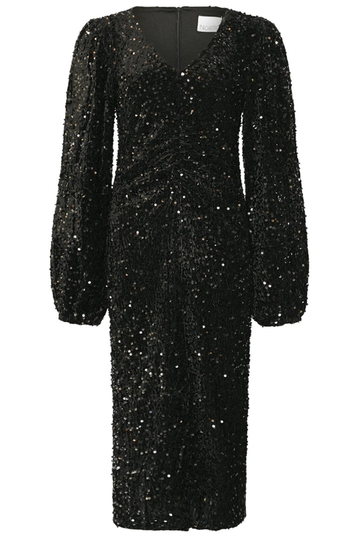 Noella - Teagan Lg Dress 11640044 - 004 Black Kjoler